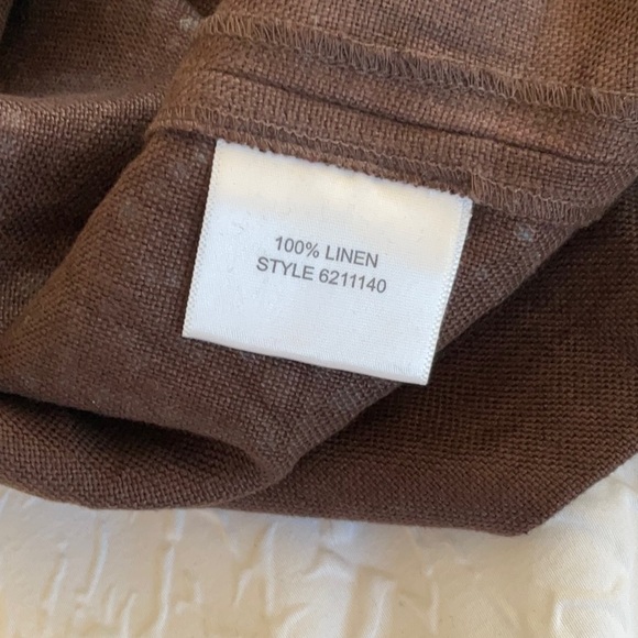 NWT TORY BURCH linen and crystal top STUNNING 10 design front and back shirt NEW - Picture 8 of 9